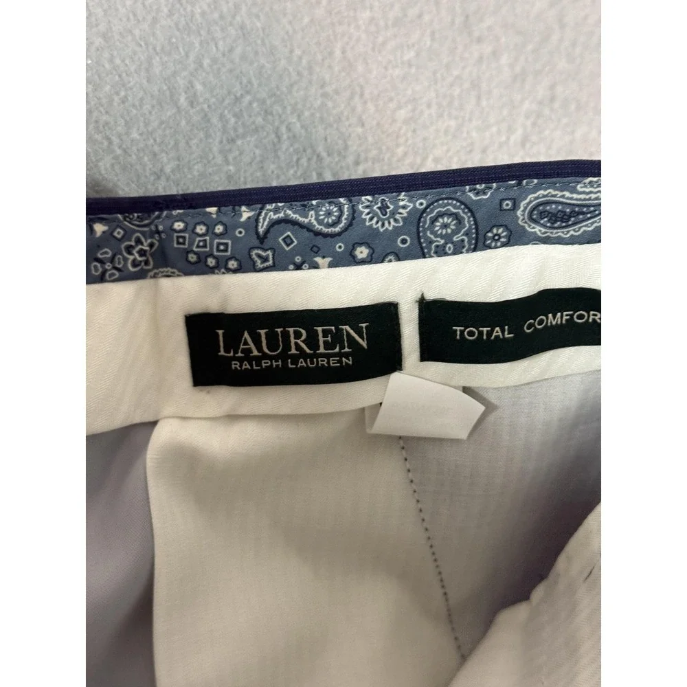 Lauren Ralph Lauren Pants Mens 32x30 Blue Classic Fit Dress Total Comfort Formal